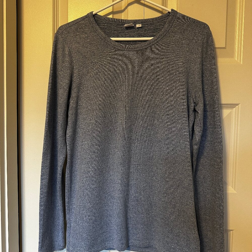 Gap Light Blue Super Soft Round Neck Sweater Size L